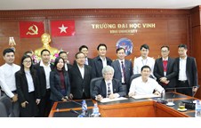 Trường Đại học Nakhon Phanom ký kết hợp tác và giao lưu văn hóa với Trường Đại học Vinh